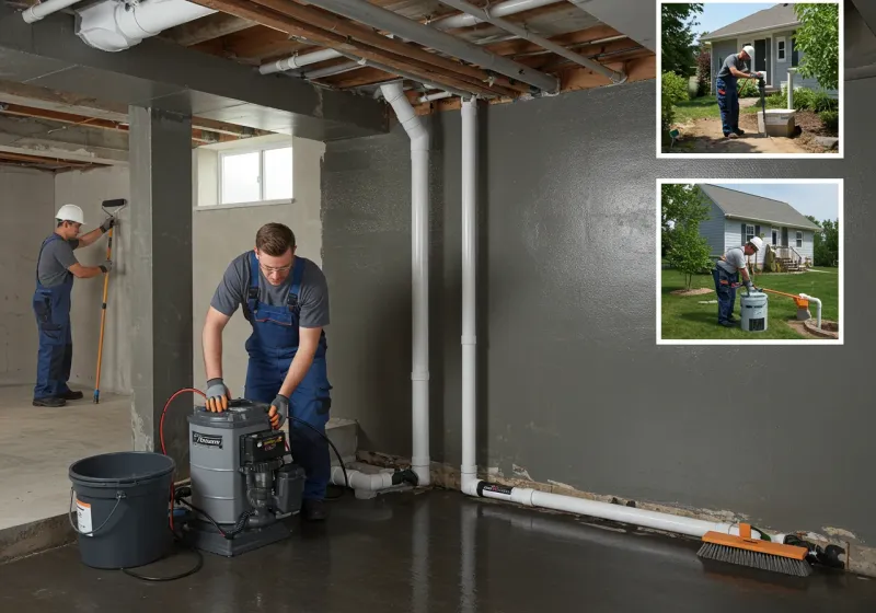 Basement Waterproofing and Flood Prevention process in Holly Ridge, NC